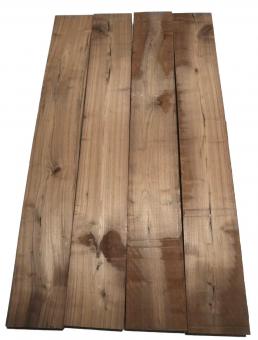 1x Nussbaum Holz Walnuss 126x17,5cm x 49-50mm 