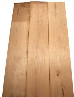 3x Kirschbaum Holz Kirschholz 102x20-21cm x 23mm #P2 