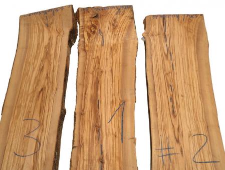 1x Olivenholz Olivenbaum Brett 99x22-25cm x 34-35mm #2 