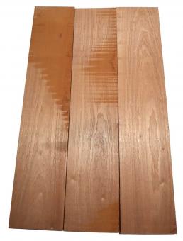 3x Mahagoni Holz Brett Massivholz DIY 91x18,5cm x 21-23mm #V7 