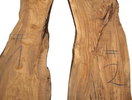 1x Olivenholz Olivenbaum Brett 113x27-32cm x 26mm #2 
