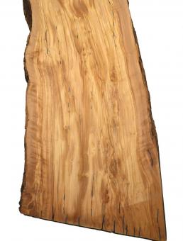Olivenholz Olivenbaum Tischplatte 144x40-45cm x 50-51mm 