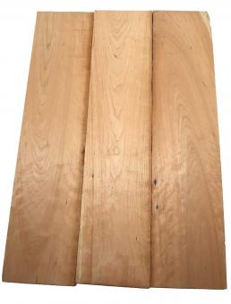 3x Kirschbaum Holz Kirschholz 92x20-21cm x 23mm #P4 