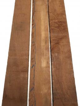 3x Walnussholz Nussbaumholz 102x8,5cm x 26-27mm #B4 