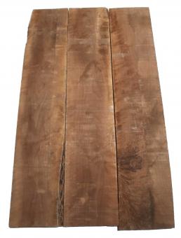 3x Walnussholz Nussbaumholz 84x17cm x 26-27mm #B5 