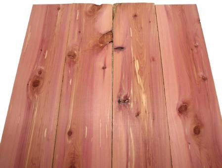 2x Aromatische Rotzeder Zeder Holz 81x20cm x 24mm #Q1 