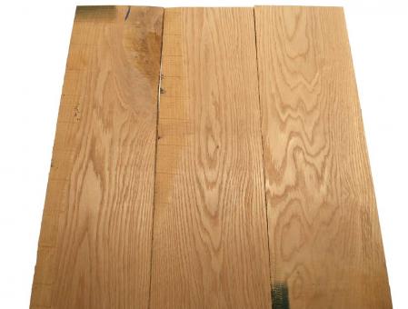 3x Eichenholz Brett Eiche Holz 62x19,5cm x 23mm #F1 