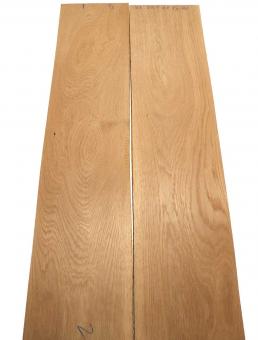 2x Eichenholz Brett Eiche Holz 93x20,5cm x 23mm #F3 