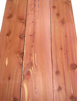 3x Aromatische Rotzeder Zeder Holz 101x15,5cm x 24mm #Q4 