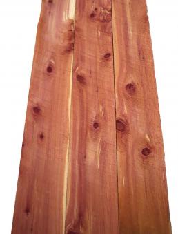 3x Aromatische Rotzeder Zeder Holz 110x16,5cm x 22-23mm #Q2 