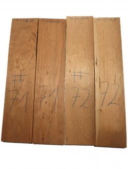 2x Kirschbaum Holz Kirschholz 72x15,5cm x 47mm #72 