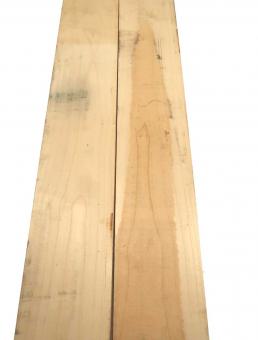 2x Ahornholz Ahorn Kantel Bergahorn DIY Holz 93x14cm x 47-50mm 