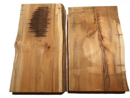 1x Eibe Holz Eibenholz rustikal 51x31-33cm x 76-79mm #51 