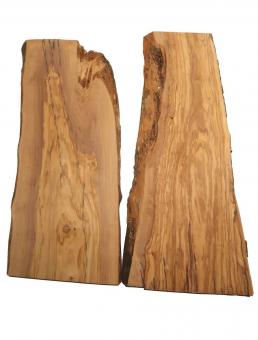 1x Olivenholz Olivenbaum Brett 80x30-36cm x 35-36mm #80 
