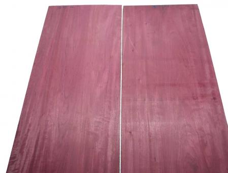 1x Amarant Holz Riegel Purpleheart Curly 91x51-52cm x 22mm 