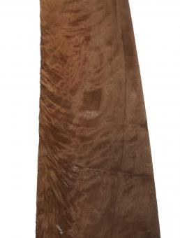 1x Nussbaum Pyramide Riegel Holz Maser 65x15cm x 25-26mm 