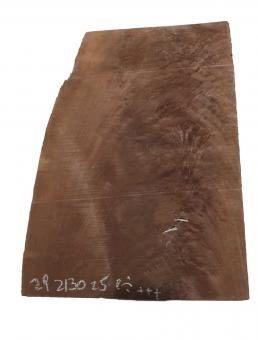 1x Nussbaum Pyramide Riegel Holz Maser 29x21-30cm x 25mm 