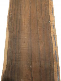 1x Ziricote Holz Zirikote Edelholz 62x26-28cm x 43mm 