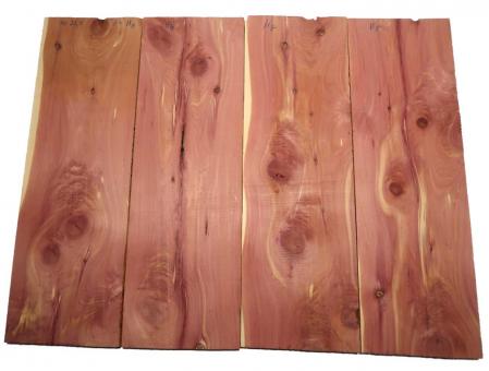 2x Aromatische Rotzeder Zeder Holz 70x22,5cm x 24mm #H8 