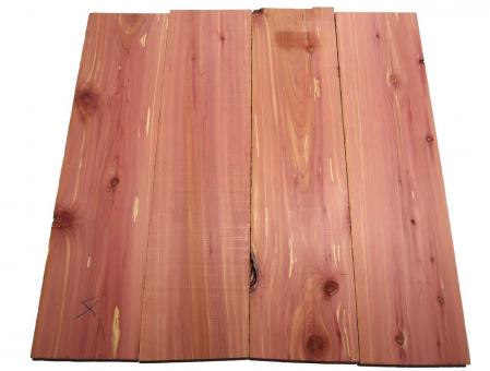 2x Aromatische Rotzeder Zeder Holz 79x20cm x 24mm #H3 