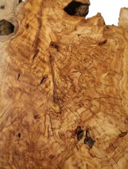 1x Oliven Wurzelholz Olivenbaum Maser Holz 60x29-40cm x 25-28mm 
