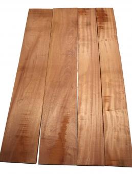 2x Mahagoni Holz Brett Massivholz DIY 137x17cm x 23mm #3 