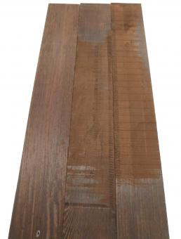 3x Wenge Holz Wengenholz DIY 94x14cm x 20-23mm #T2 