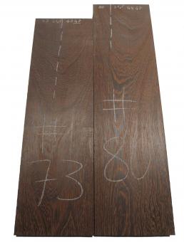 1x Wenge Holz Wengenholz DIY 73x21,5cm x 43-47mm #73 