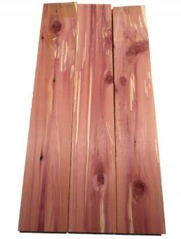 1x Aromatische Rotzeder Zeder Holz 89x14,5cm x 50mm 