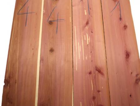 1x Aromatische Rotzeder Zeder Holz 133x17cm x 50mm #1 