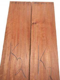 1x Bubinga Holz Rosenholz Bohle 78x16cm x 60-61mm #K2 