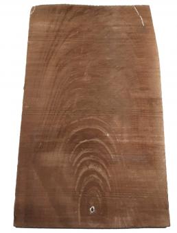 1x Nussbaum Pyramide Riegel Holz Maser 49x28-30cm x 25-26mm 
