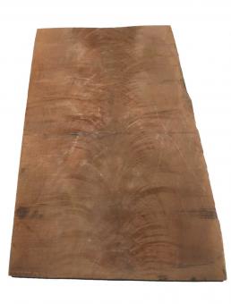1x Nussbaum Pyramide Riegel Holz Maser 59x35-42cm x 25-26mm 
