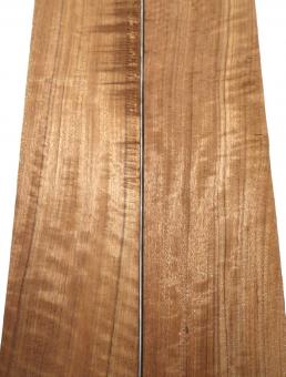 1x Amazakoue Riegel Holz Mutenje Curly 92x13cm x 36-36mm 