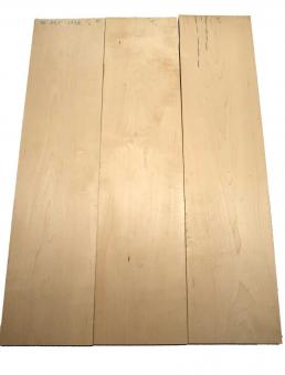 3x Ahornholz Ahorn Holz Brett A/B 90x21,5cm x 22-24mm #T2 
