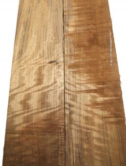 1x Amazakoue Riegel Holz Mutenje Curly 92x16cm x 33-36mm 