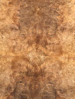 Nussbaum Wurzelholz Furnier Maser 30x18-20cm 23 Blätter 