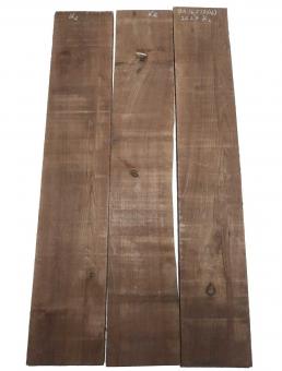 3x Walnussholz Nussbaumholz 91x14,5-17cm x 26-27mm #K2 
