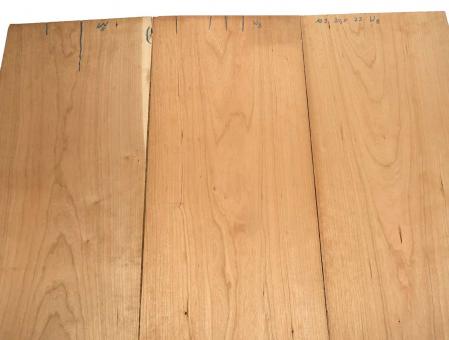 3x Kirschbaum Holz Kirschholz 103x30,5cm x 23mm #W8 