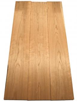3x Kirschbaum Holz Kirschholz 102x18cm x 21-23mm #W5 