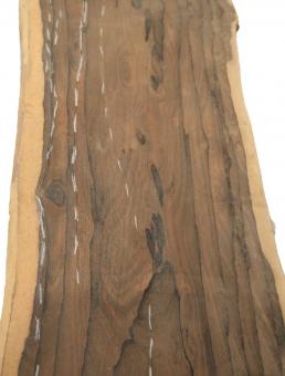 1x Ziricote Holz Zirikote für Kleinteile 81x34-39cm x 14-16mm 