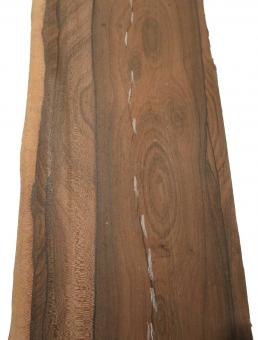 1x Ziricote Holz Zirikote Edelholz 85x21-23cm x 10-15mm 
