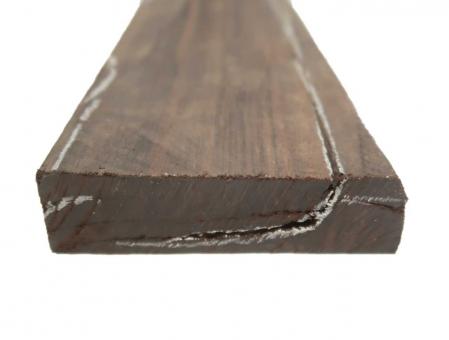 1x Makassar Holz Ebenholz Brett f. Kleinteile 70x10-11cm x 30-32mm 