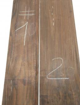 1x Palisander Holz ostindisch Sonokeling 87x17-19cm x 29-31mm #2 