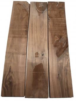 1x Walnussholz Nussbaumholz Bohle 92x18cm x 49-50mm 
