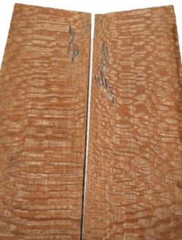 1x Perlholz Holz Lacewood Tonholz 77x14-15cm x 19-20mm 