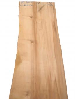 1x Mehlbeere Brett Holz Sorbus Aria 80x20-25cm x 27mm 