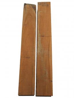 2x Swietenia Holz Mahagoni Caoba 63x9-10cm x 52-53mm 