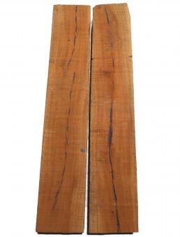 2x Swietenia Holz Mahagoni Caoba 55x10cm x 52-55mm 