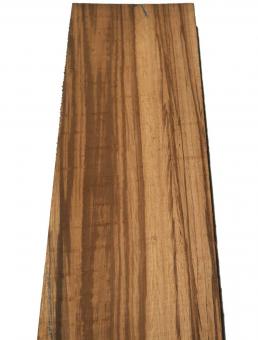 1x Zebrano Holz für Epoxid rustikal 100x16-22cm x 64mm 